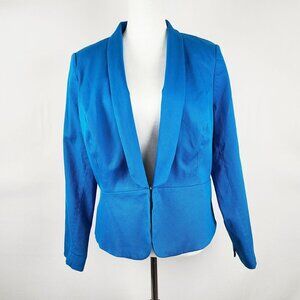 Worthington Blue Woman's Peplum Blazer
